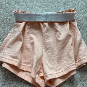 Soffe Kids Light Peach Shorts with White Band